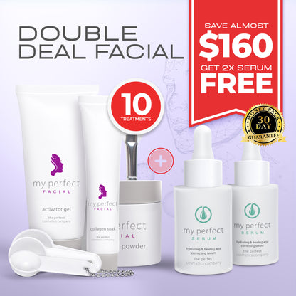 My Perfect Facial + 2x Serum FREE - Double Deal TV Offer!
